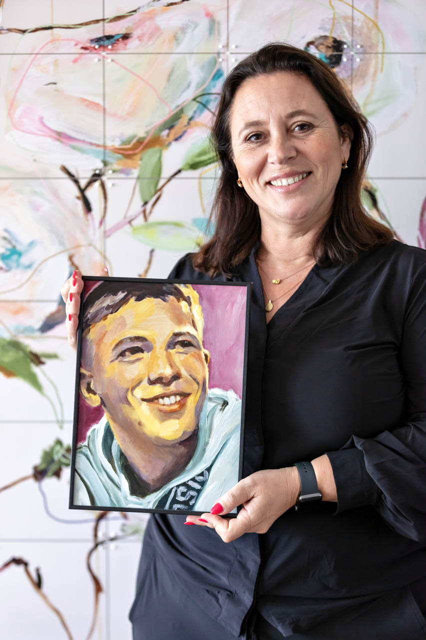Sabine Schoenmaeckers, moeder van Daan