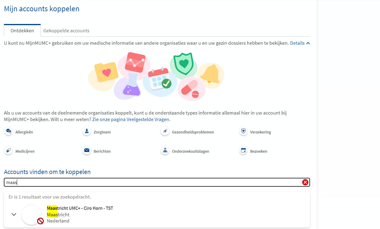 Accounts koppelen