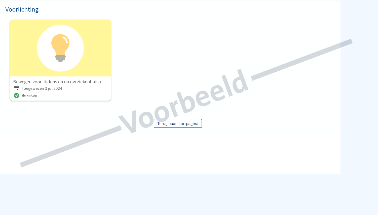 Voorlichting