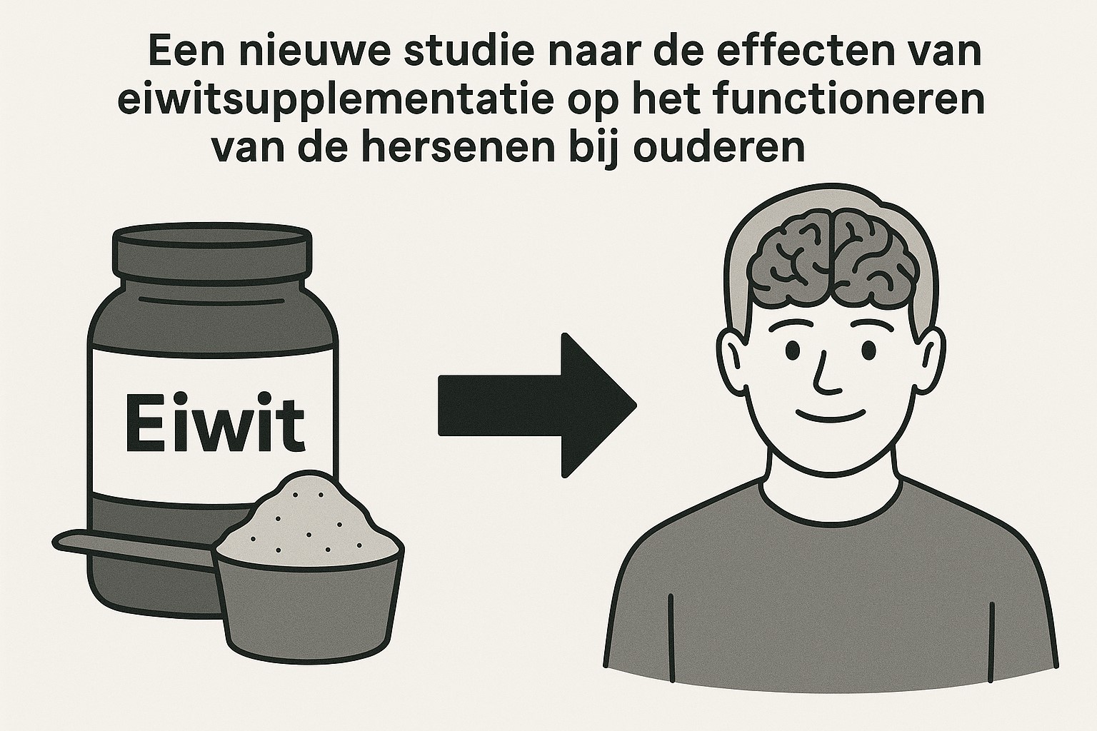 Hersen en eiwit