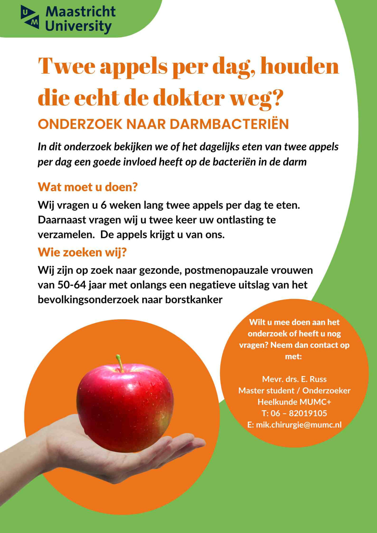 Flyer appel studie