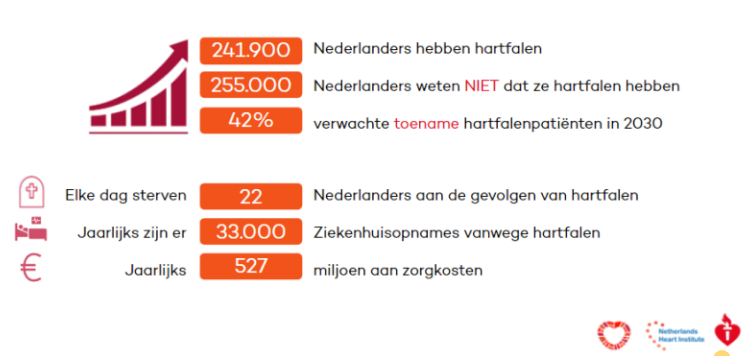 Hartfalencijfers in Nederland
