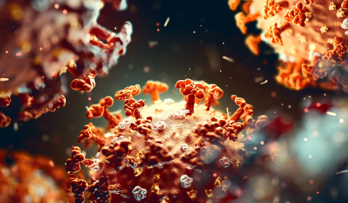 Animatie weergave van coronavirus (iStock)