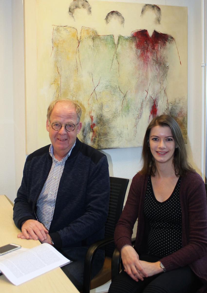Prof. Frans Verhey en Fania Dassen